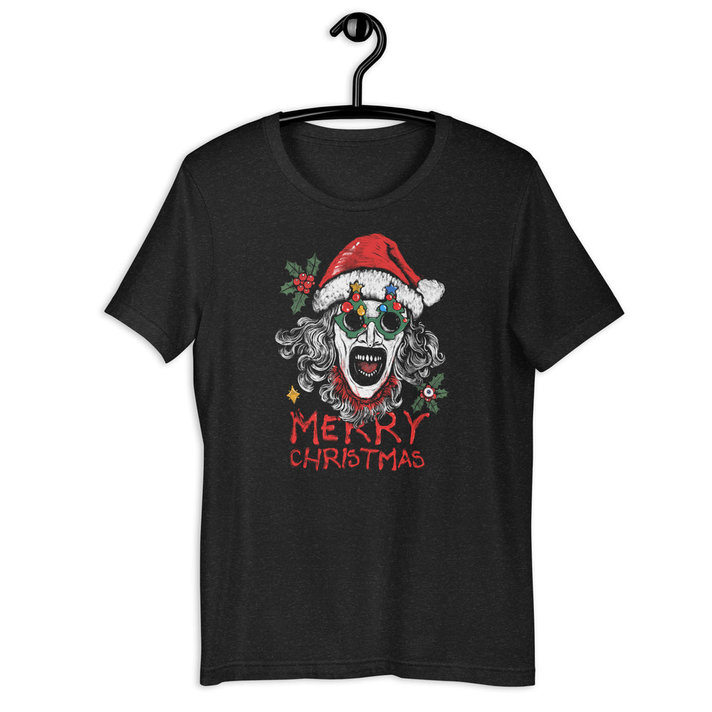 The Holiday Slasher - Art the Clown Christmas Horror Art, Unisex t-shirt - Apparel & Acessories