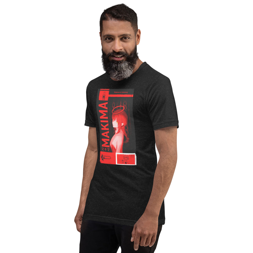 Makima Chainsaw Man T-Shirt | Dark Anime Graphic , Unisex t-shirt - Apparel & Acessories