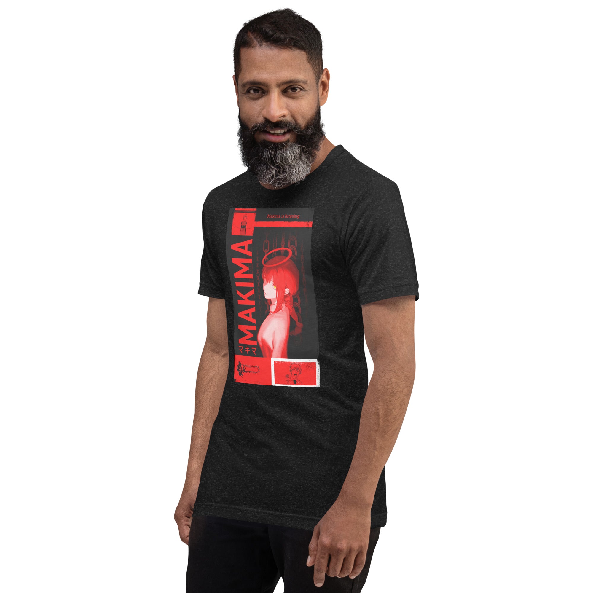 Makima Chainsaw Man T-Shirt | Dark Anime Graphic , Unisex t-shirt - Apparel & Acessories