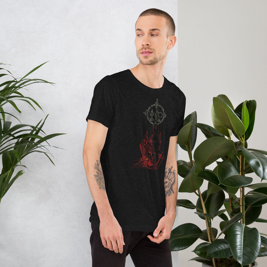 Messmer The Impaler Dark Fantasy Shirt – Elden Ring Inspired Gothic Streetwear, Unisex t-shirt - Phone Acessories