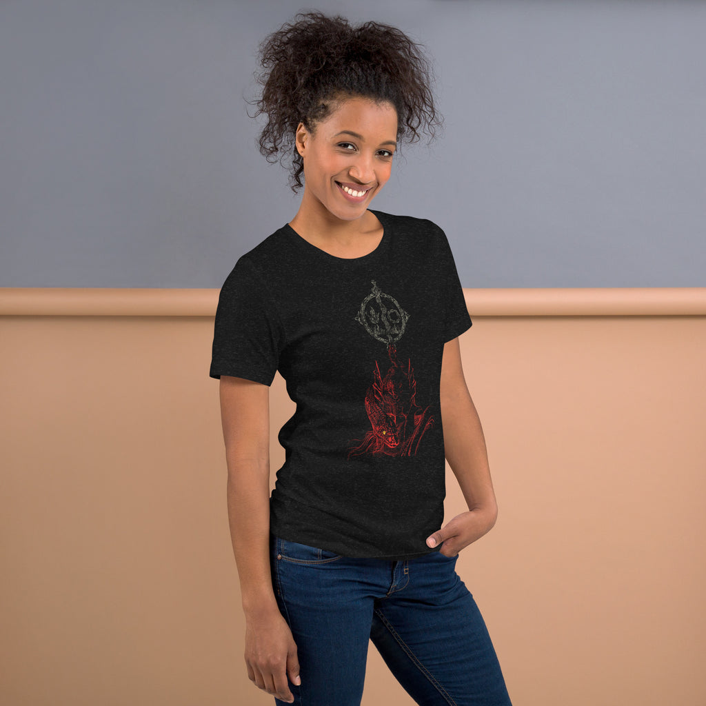 Messmer The Impaler Dark Fantasy Shirt – Elden Ring Inspired Gothic Streetwear, Unisex t-shirt - Phone Acessories