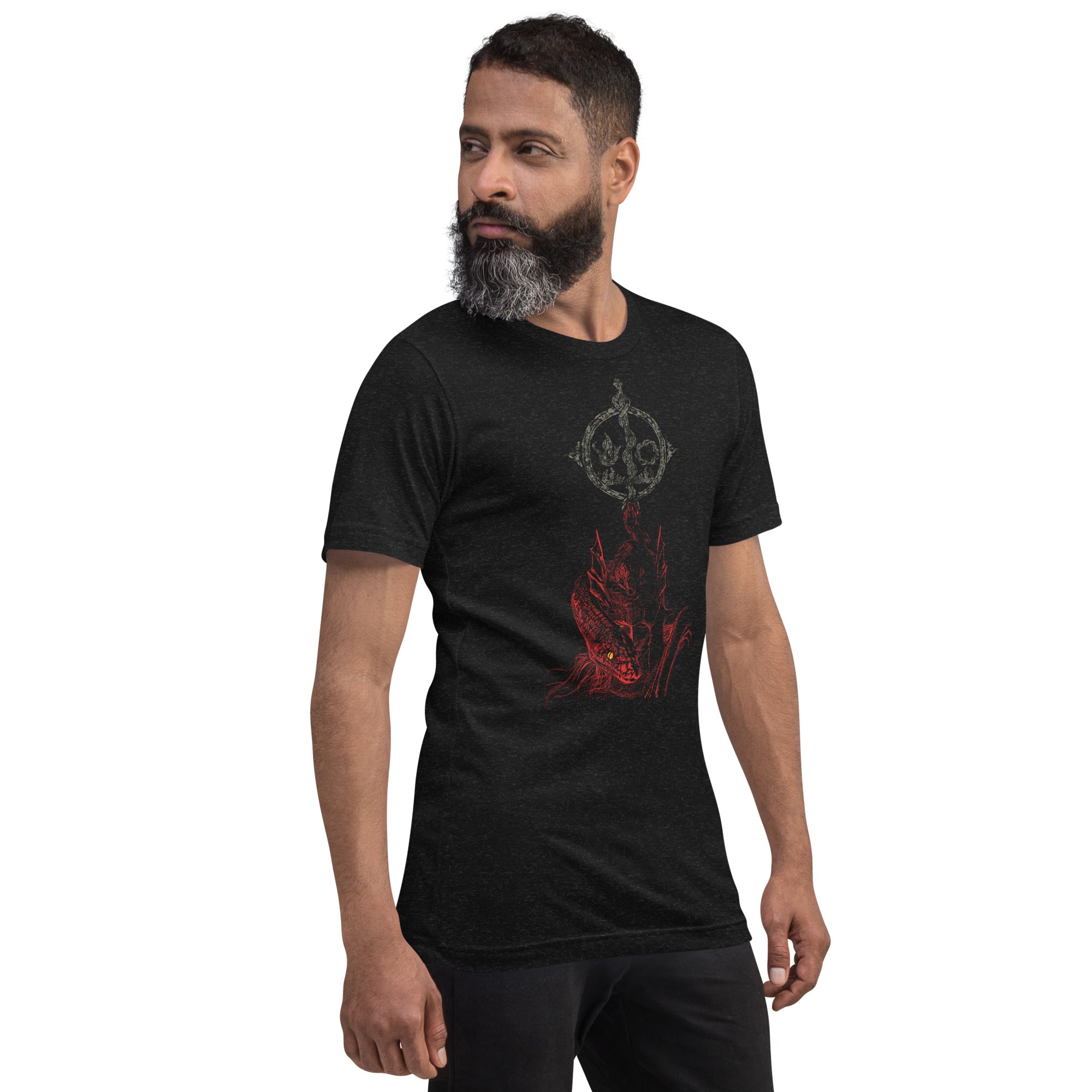 Messmer The Impaler Dark Fantasy Shirt – Elden Ring Inspired Gothic Streetwear, Unisex t-shirt - Phone Acessories
