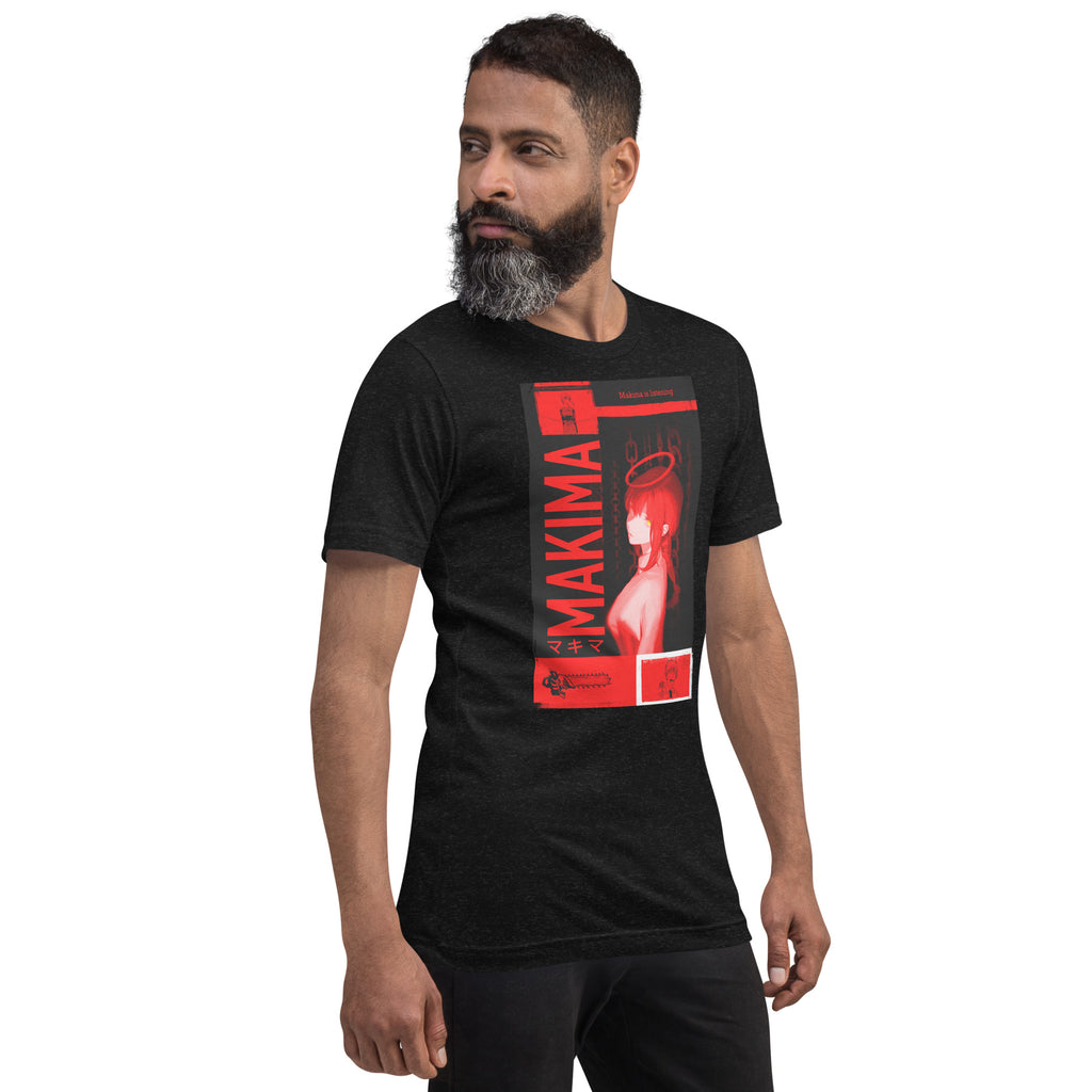 Makima Chainsaw Man T-Shirt | Dark Anime Graphic , Unisex t-shirt - Apparel & Acessories